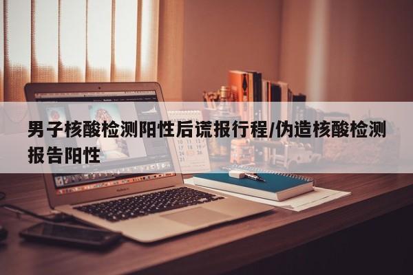 男子核酸检测阳性后谎报行程/伪造核酸检测报告阳性